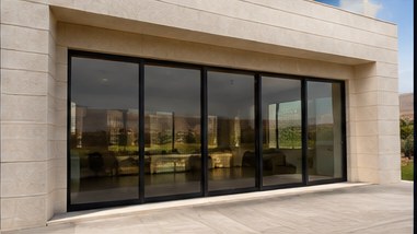 Large aluminum sliding openings